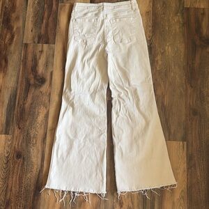 Women's Cream Flare Jeans